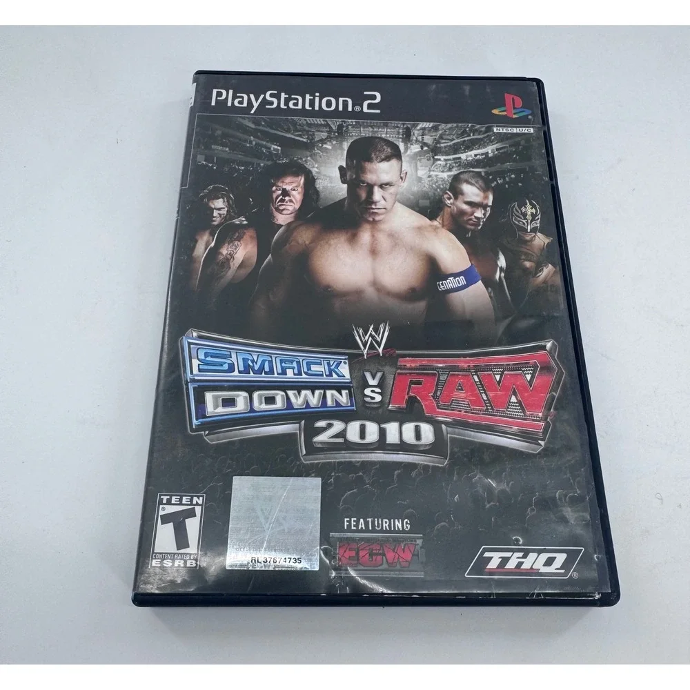 THQ WWE SmackDown vs Raw‎ 2010 Sony PlayStation 2 PS2 Complete